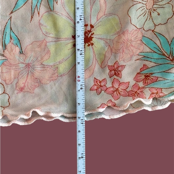 Celebrity Pink One Size 29x17 Stretchy Adult Juniors Swim Skirt‎ Cover Up Pastel - Picture 6 of 6